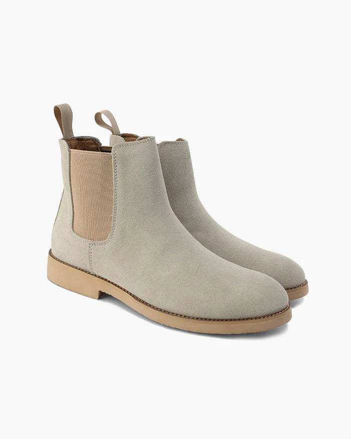 Classic Suede Chelsea Boots - Sterling Weave
