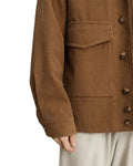 Modern Corduroy Overshirt Jacket - Sterling Weave