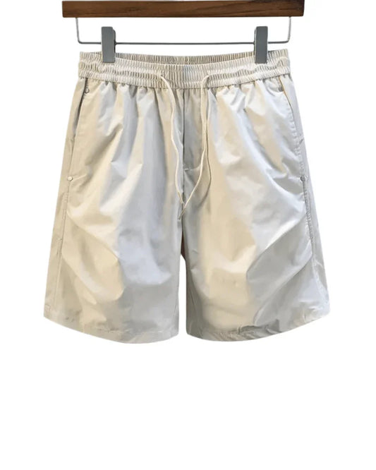Lightweight Drawstring Shorts - Sterling Weave