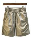 Lightweight Drawstring Shorts - Sterling Weave