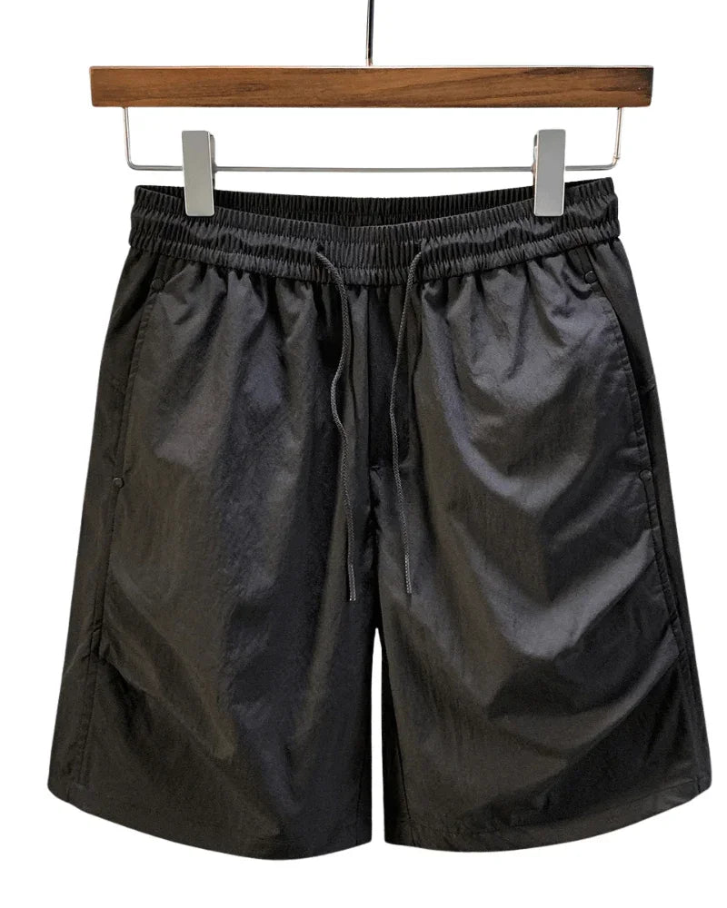 Lightweight Drawstring Shorts - Sterling Weave