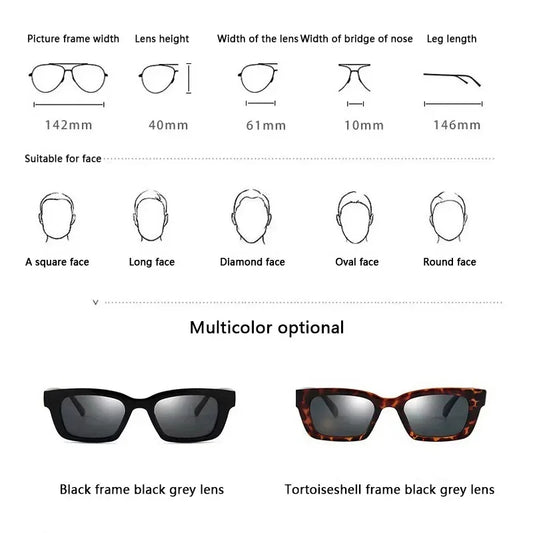 Small Rectangle Women Sun Glasses Brand Men UV Shades Retro Square Black Sunglasses 2021 Luxury Glasses White Decoration Eyewear