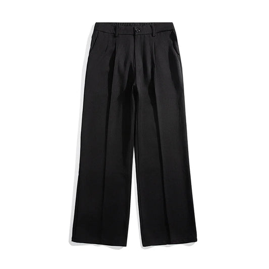 Tailored Relaxed Fit Trousers - Sterling Weave
