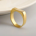 The Apex Bar Ring - Sterling Weave