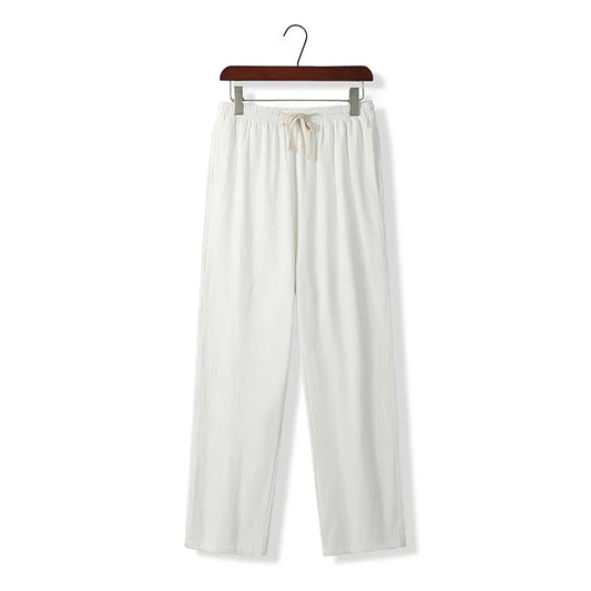 Linen Blend Drawstring (Slim fit) - Sterling Weave