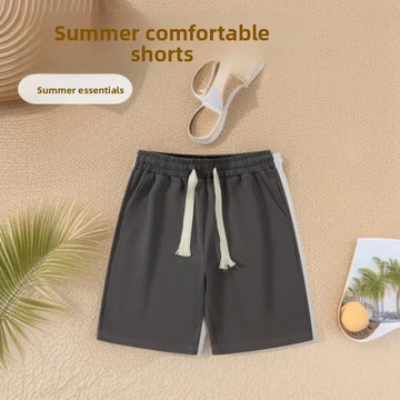 Summer New Casual Basketball Shorts Men's Loose Fit Thin Sporty Pants Versatile Summer Fashion Brand Low Waist Five Inches
